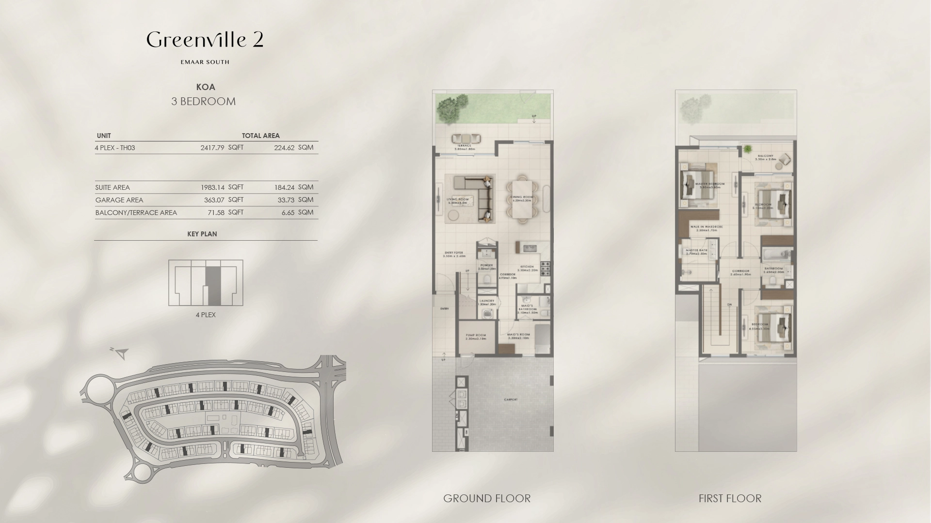 3 BR - Type A